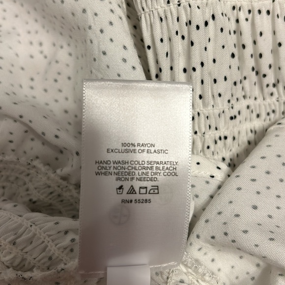 EXPRESS White Mid-thigh length spaghetti strap dress, size large. - Picture 4 of 5